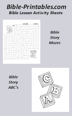 Bible Lesson Activitiy Sheets
