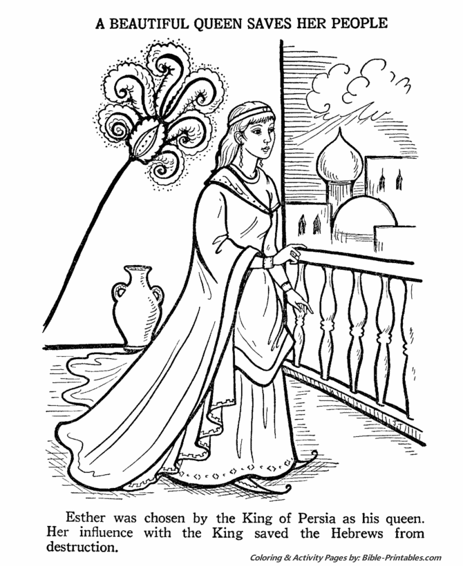 queen-esther-bible-coloring-pages-sketch-coloring-page